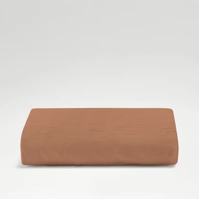 Fitted Sheet - Organic Retreat (Clay)