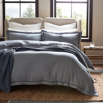 Gingham Blue Lifestyle Bedding